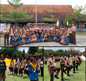 PBB dalam rangka Penerimaan Tamu Ambalan