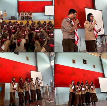 Pentas Seni dalam rangka Penerimaan Tamu Ambalan